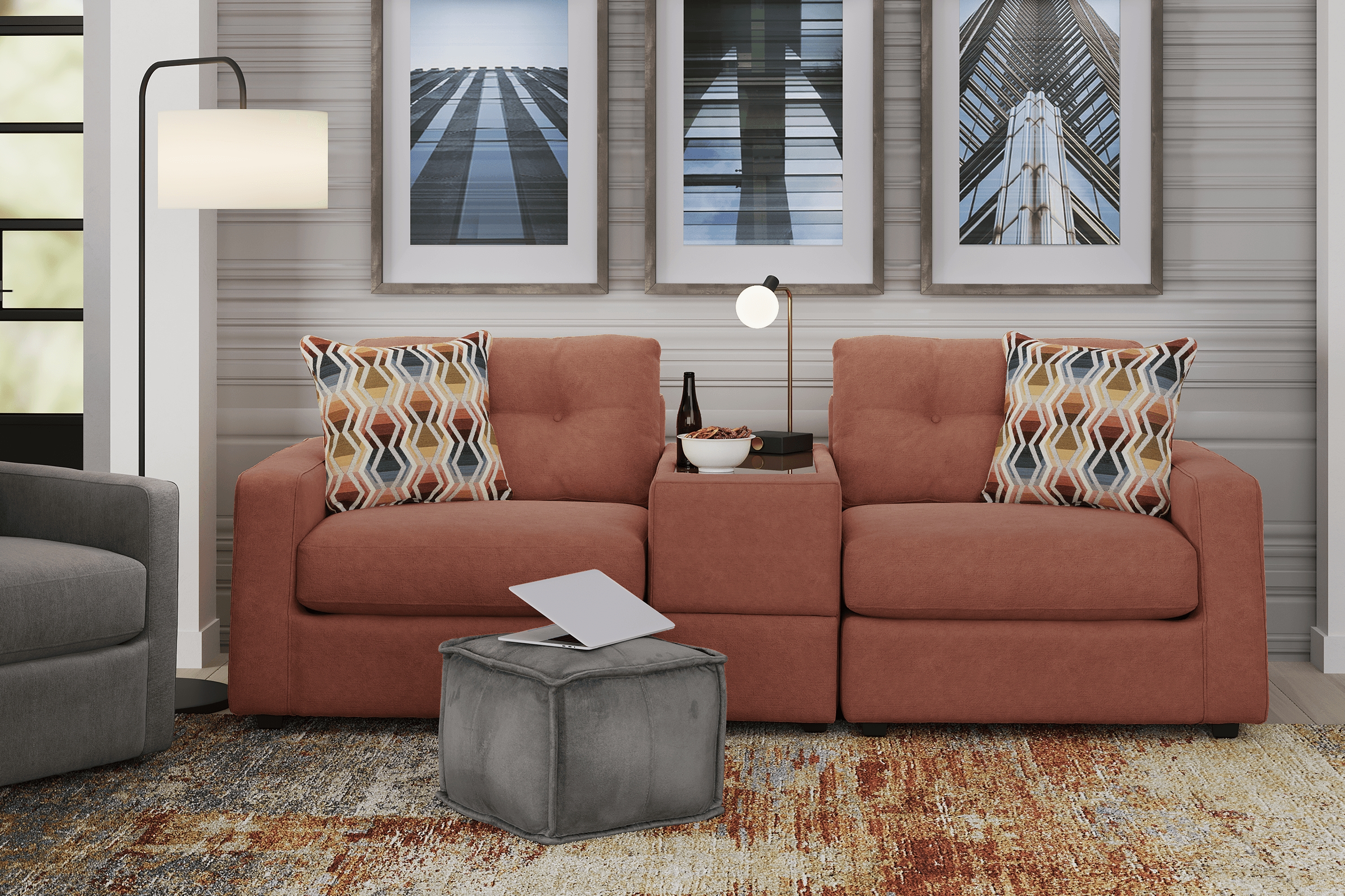 ModularOne Copper 3 Pc Sectional - Thumbnail - Image 2