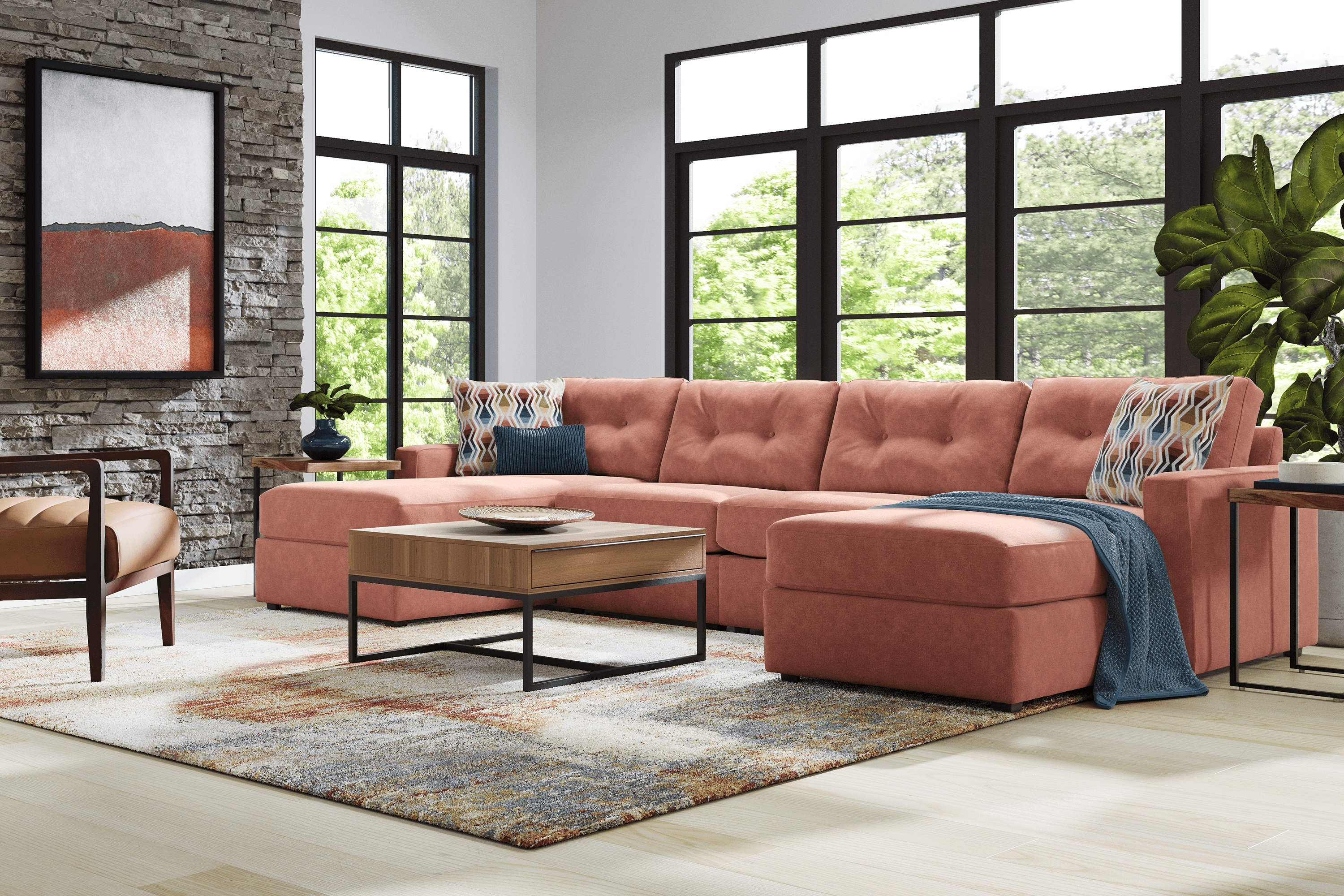 ModularOne Copper 4 Pc Sectional - Thumbnail - Image 2