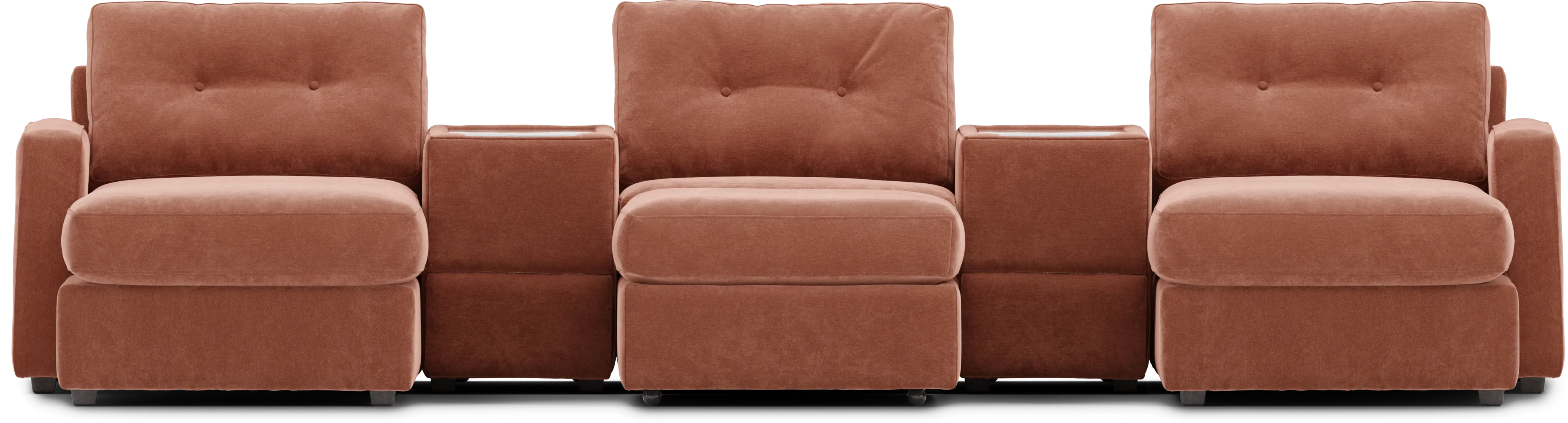 ModularOne Copper 6 Pc Sectional with Media Consoles - Thumbnail - Image 3