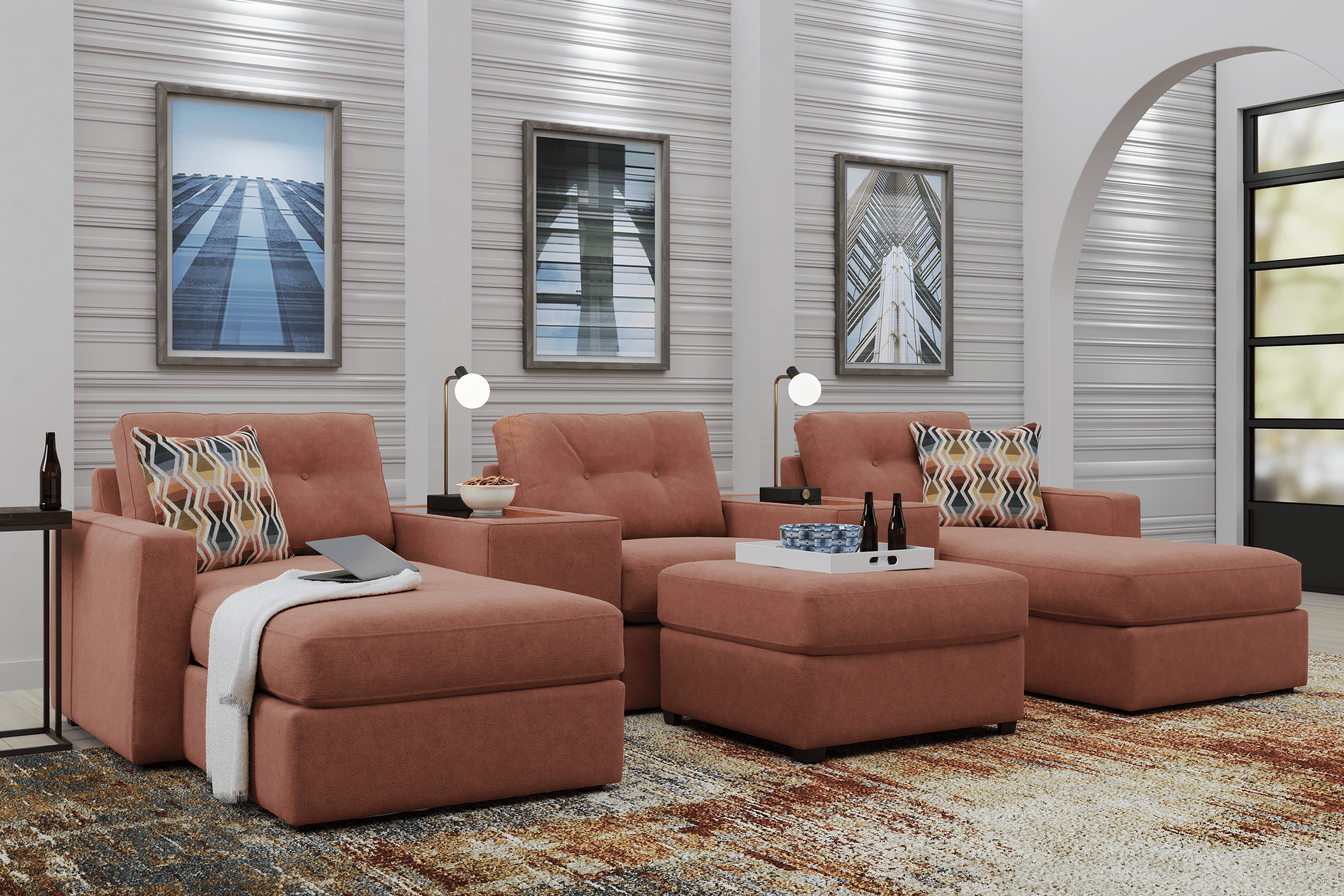 ModularOne Copper 6 Pc Sectional - Thumbnail - Image 2