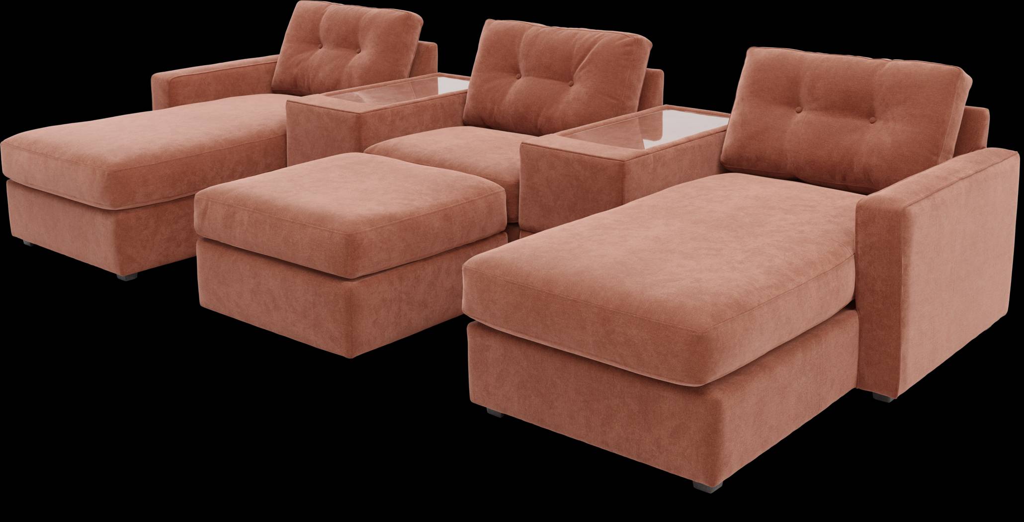 ModularOne Copper 6 Pc Sectional - Thumbnail - Image 1