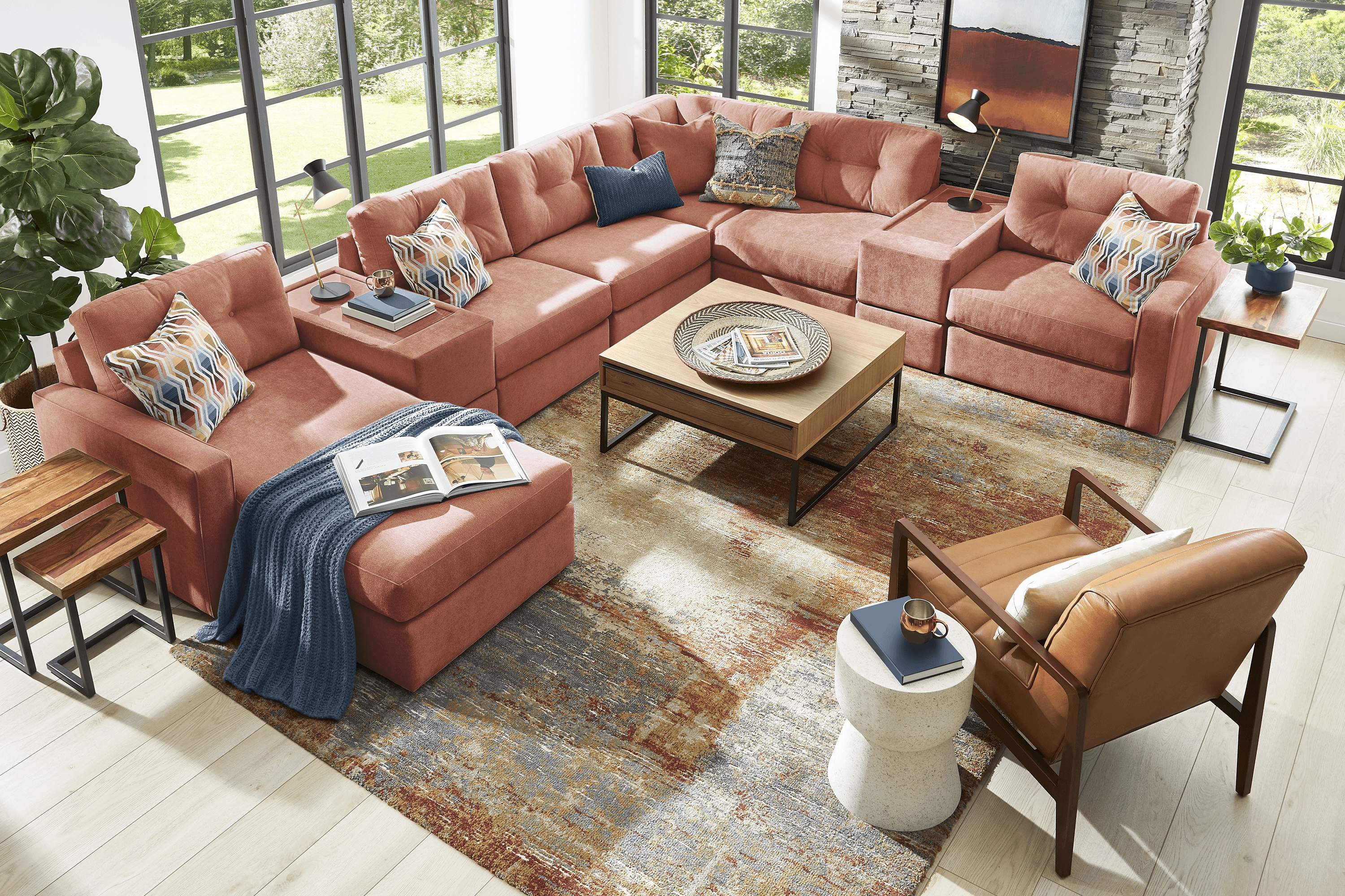 ModularOne Copper 8 Pc Sectional - Thumbnail - Image 2