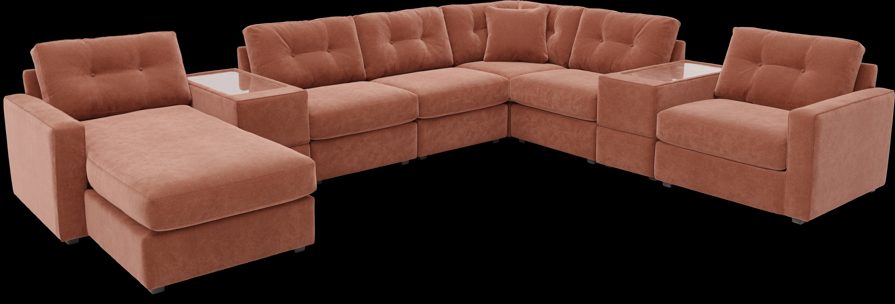 ModularOne Copper 8 Pc Sectional - Thumbnail - Image 1