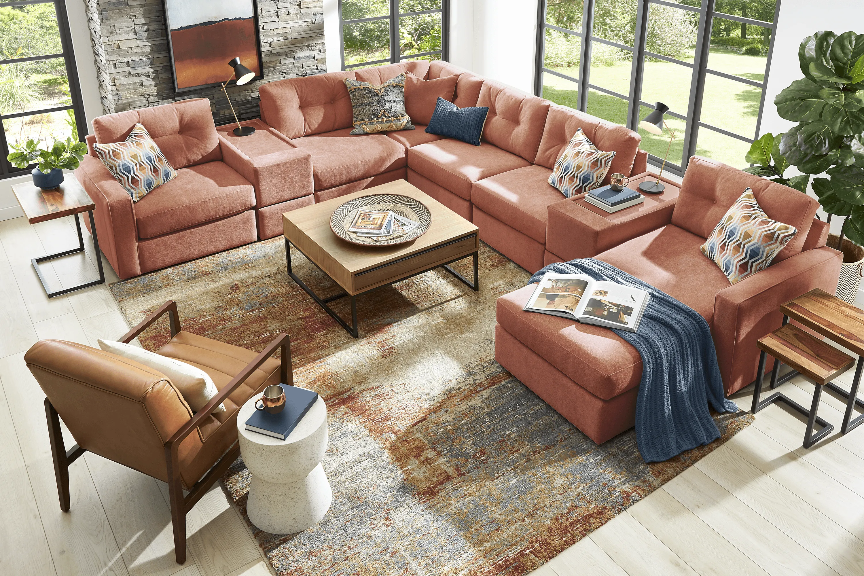 ModularOne Copper 8 Pc Sectional - Thumbnail - Image 2