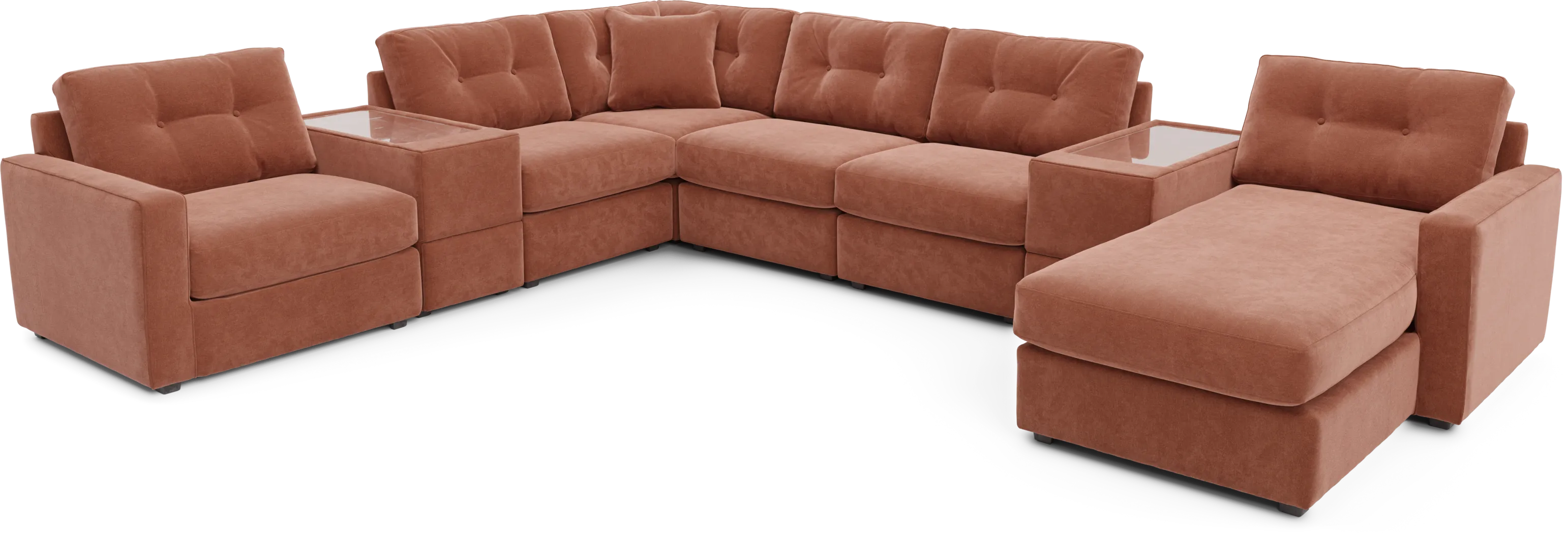 ModularOne Copper 8 Pc Sectional - Thumbnail - Image 1