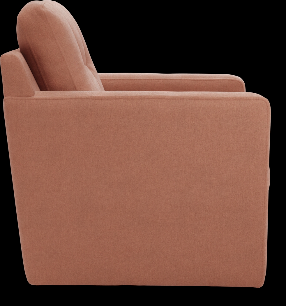 ModularOne Copper Swivel Accent Chair - Thumbnail - Image 3