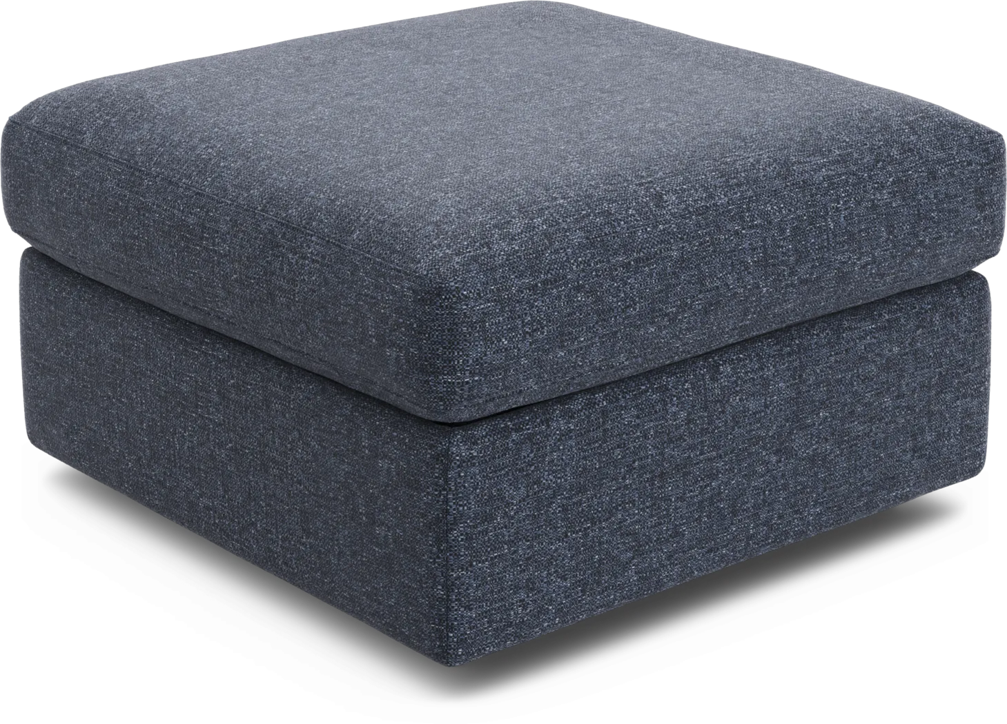 ModularOne Dark Blue Storage Bumper Ottoman - Thumbnail - Image 1