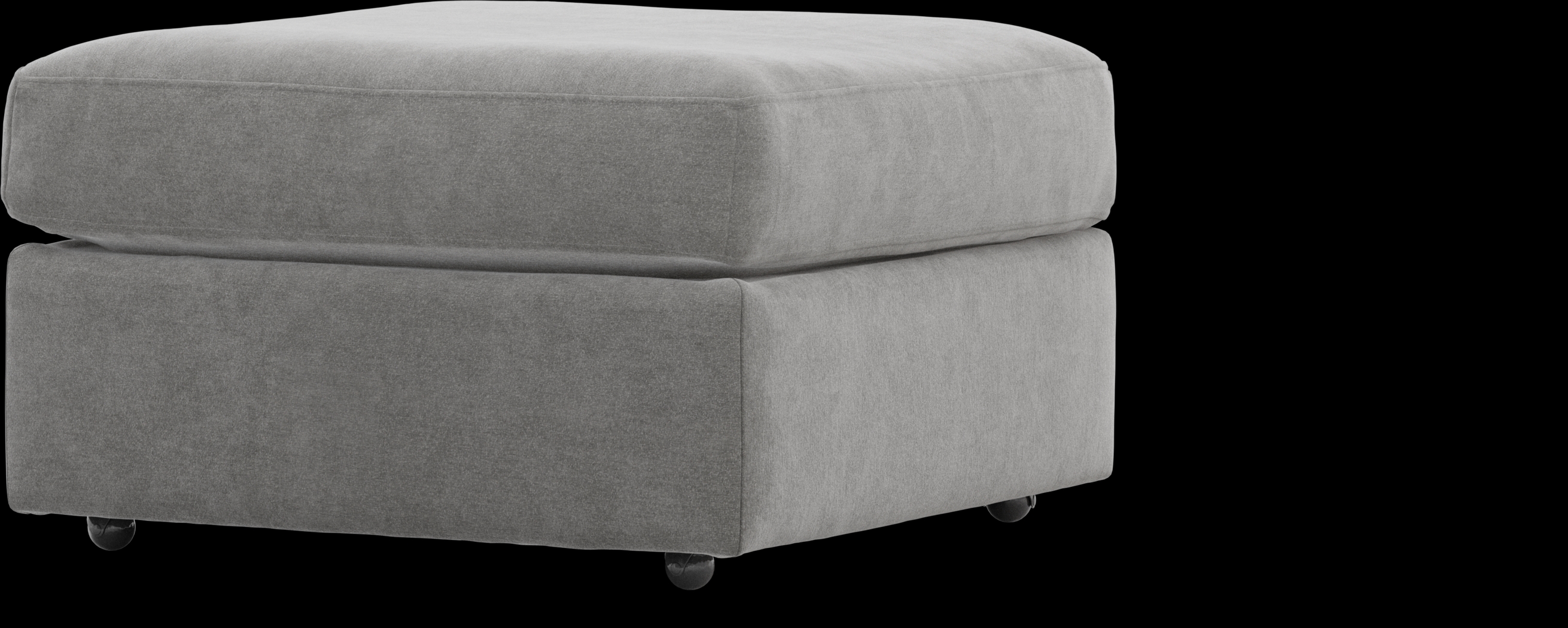 ModularOne Gray Bumper Ottoman - Thumbnail - Image 3