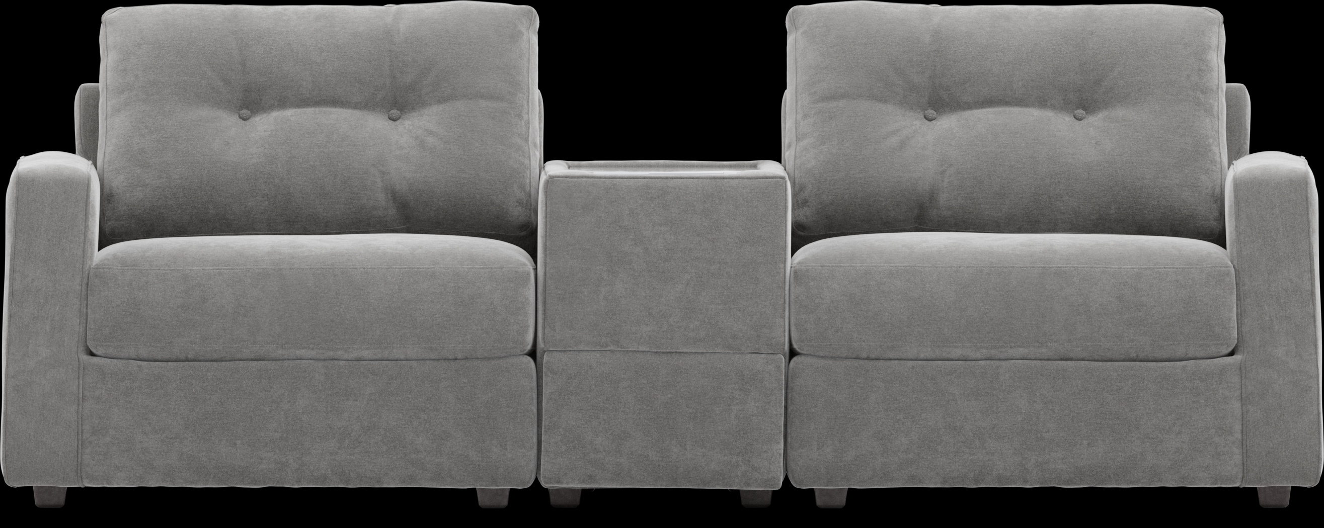 Gray 3 Pc ModularOne with Media Console - Thumbnail - Image 3