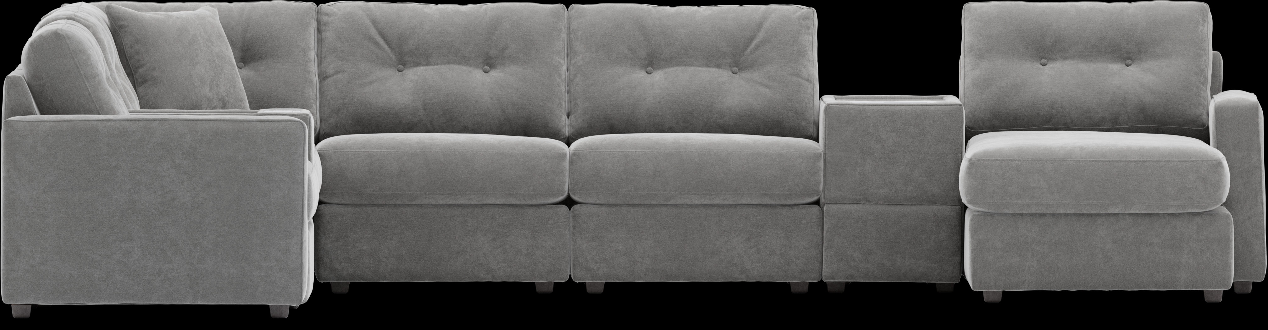 Gray 8 Pc ModularOne with Media Consoles - Thumbnail - Image 2