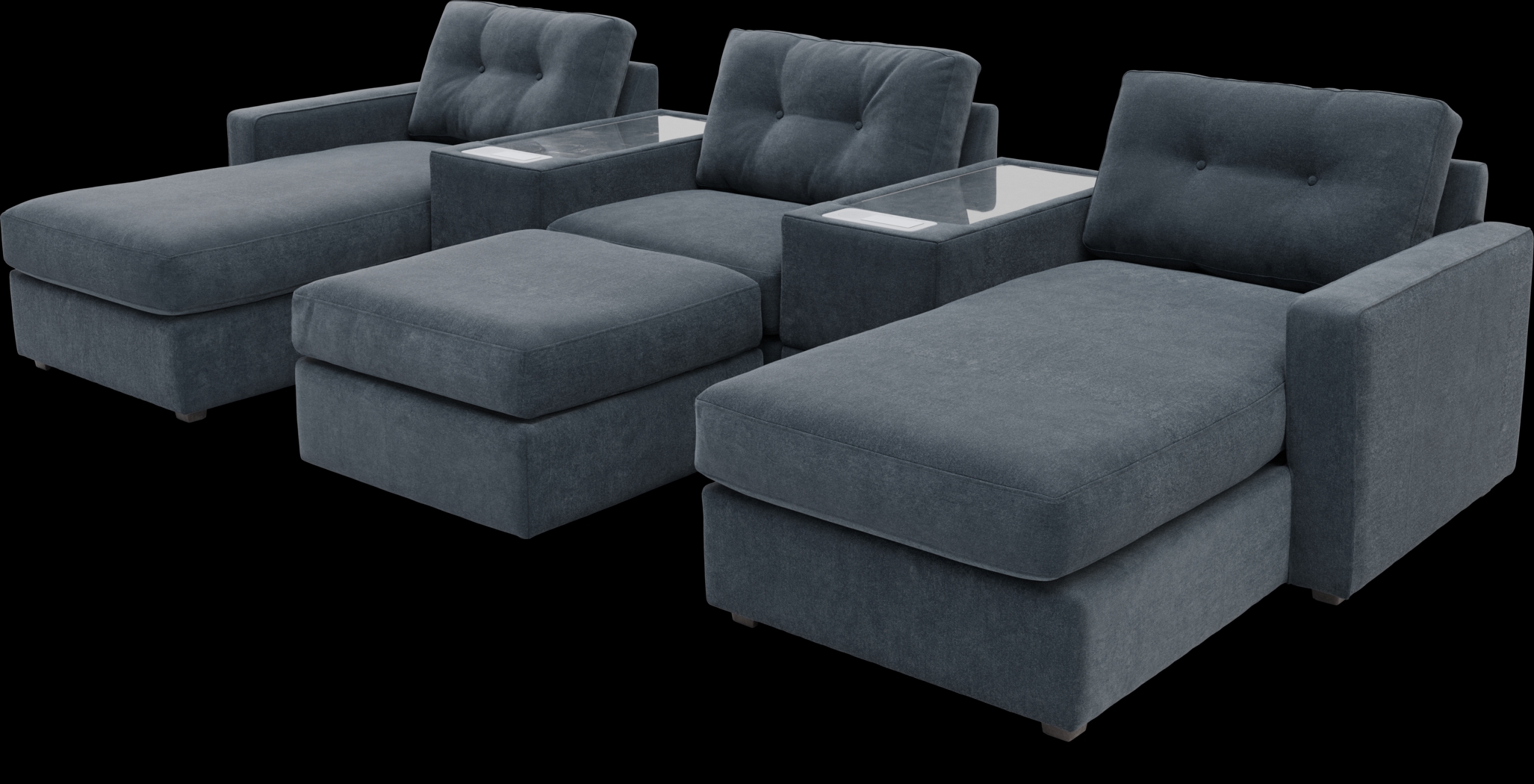 Indigo 6 Pc ModularOne with Media Consoles - Thumbnail - Image 1