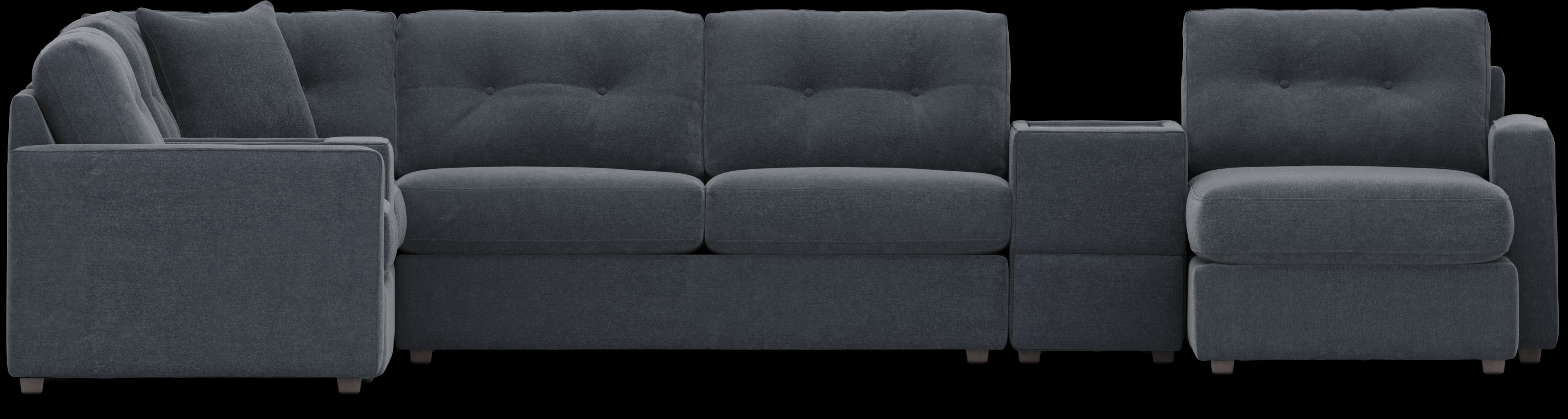 Indigo 7 Pc ModularOne Gel Foam Sleeper - Thumbnail - Image 3