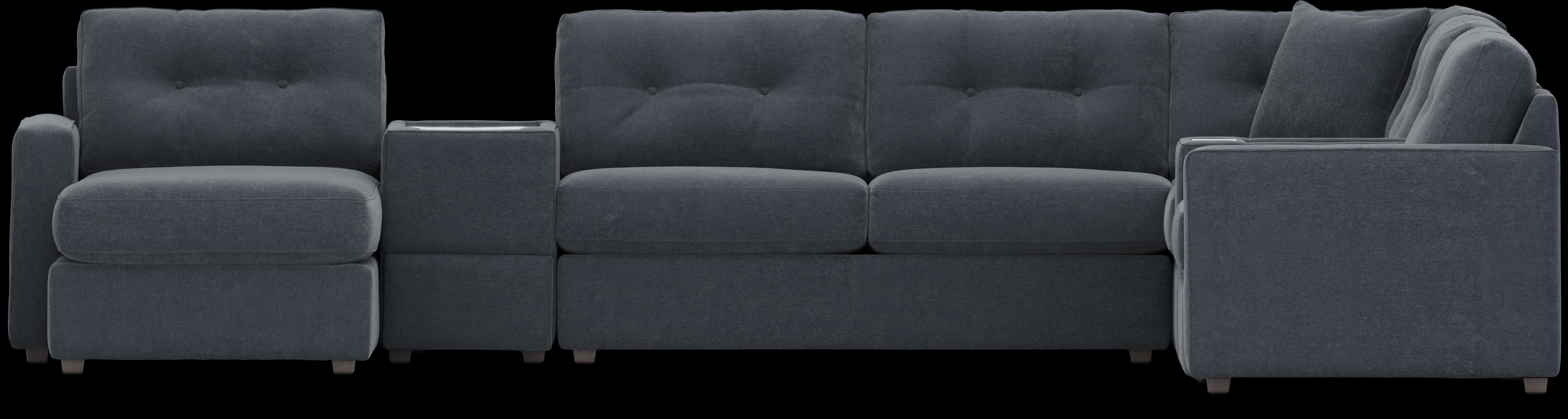 Indigo 7 Pc ModularOne Sleeper with Media Consoles - Thumbnail - Image 3