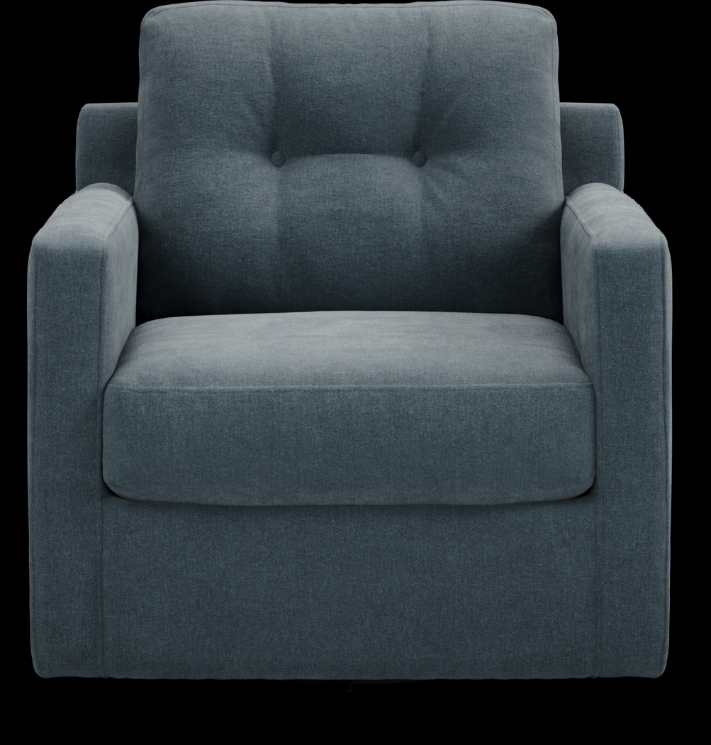 ModularOne Indigo Swivel Accent Chair - Thumbnail - Image 2