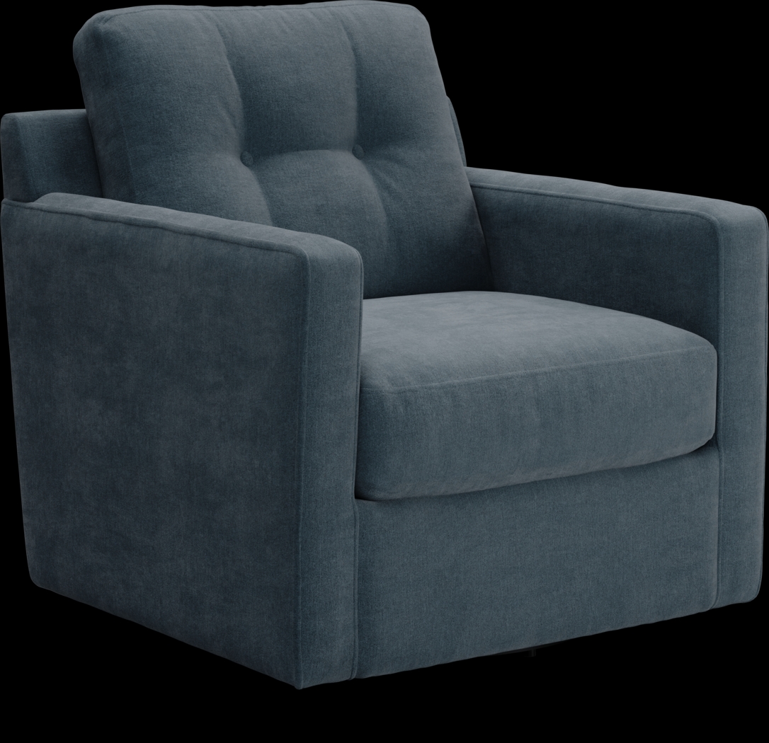 ModularOne Indigo Swivel Accent Chair - Thumbnail - Image 1