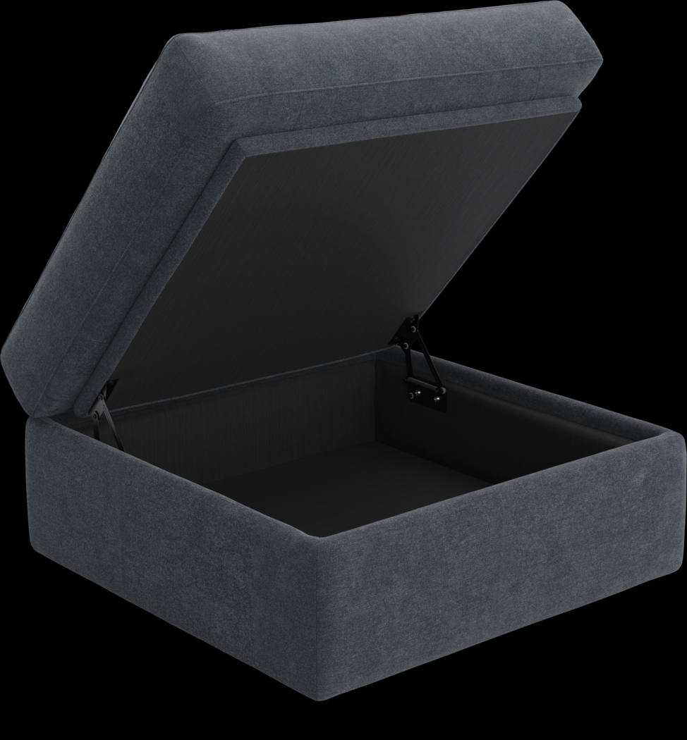 ModularOne Indigo Storage Bumper Ottoman - Thumbnail - Image 2