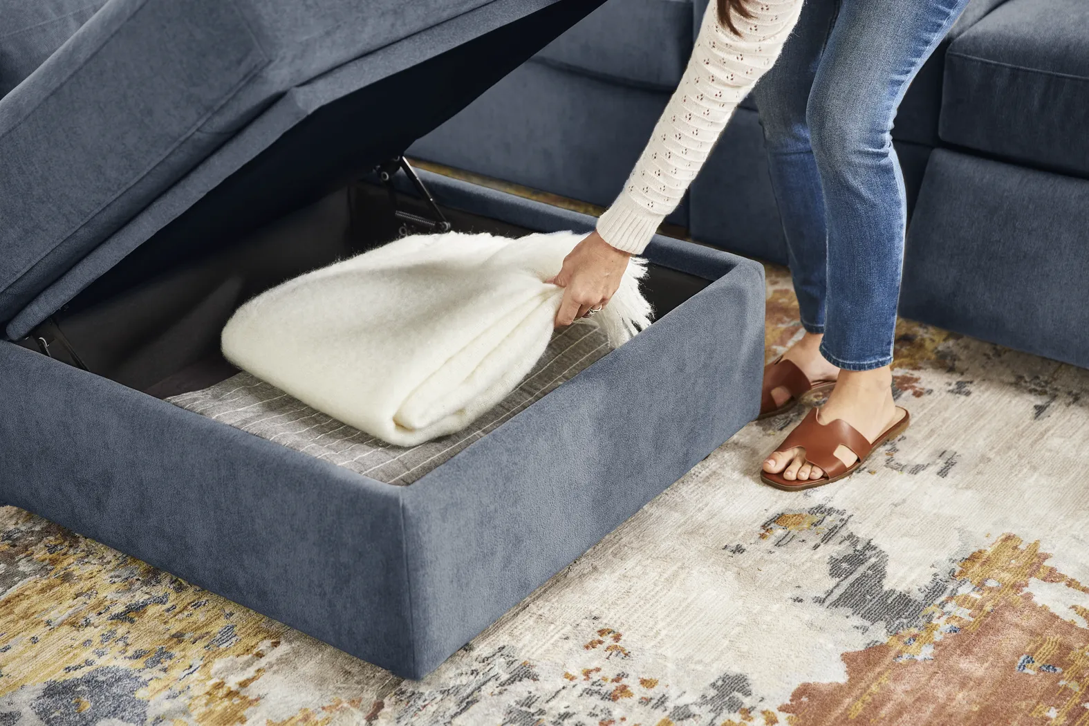 40202-58 STORAGE BUMPER OTTOMAN - Image 6