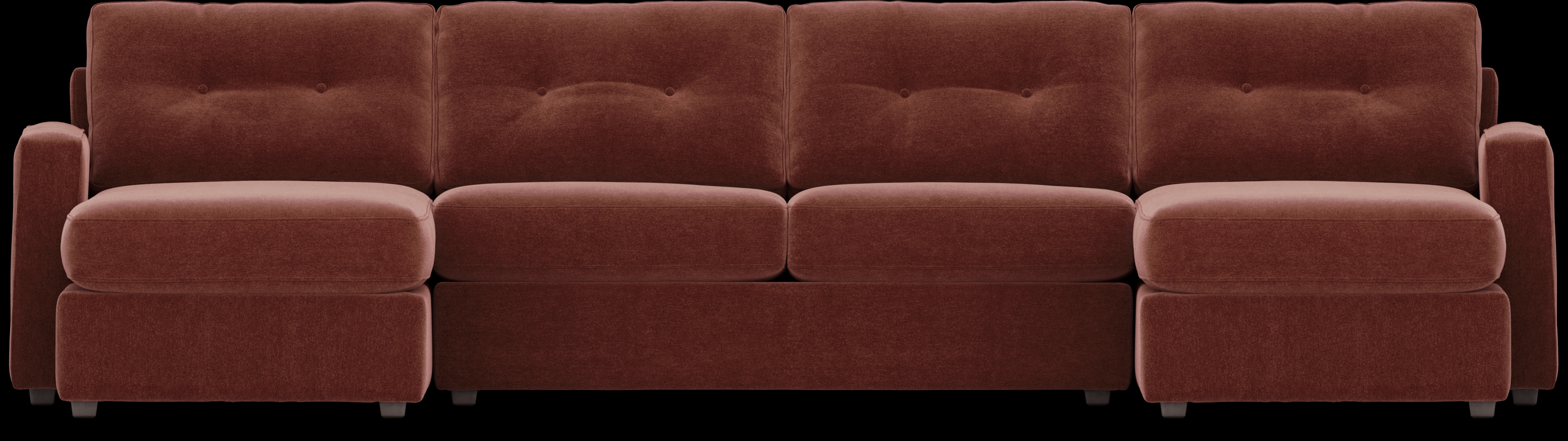 Merlot 3 Pc ModularOne Gel Foam Sleeper - Thumbnail - Image 4