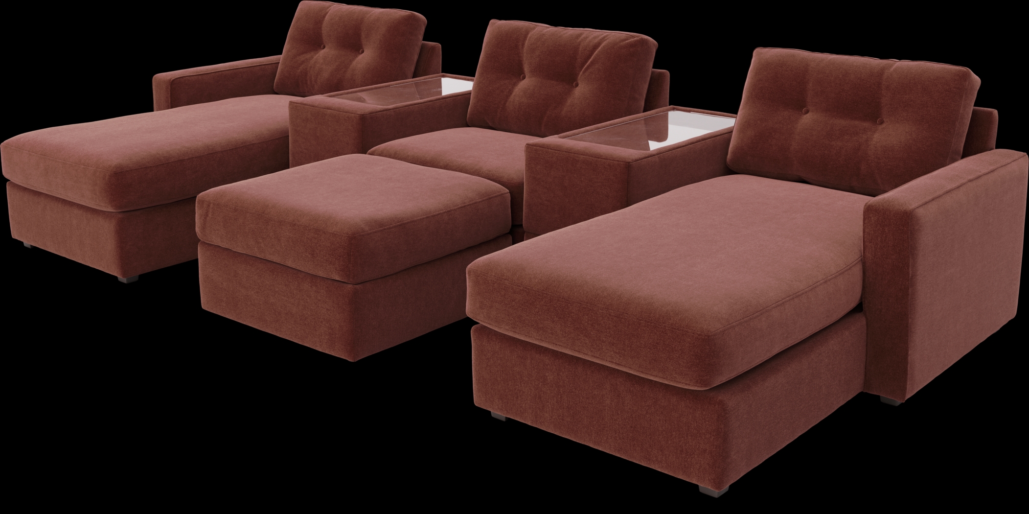 Merlot 6 Pc ModularOne - Thumbnail - Image 1