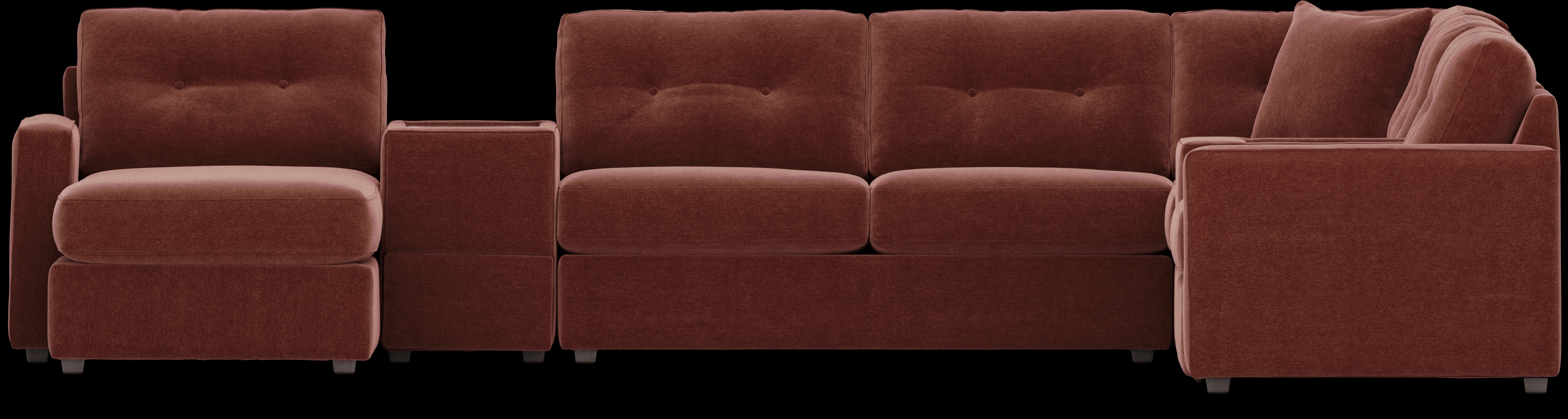 Merlot 7 Pc ModularOne Gel Foam Sleeper - Thumbnail - Image 4