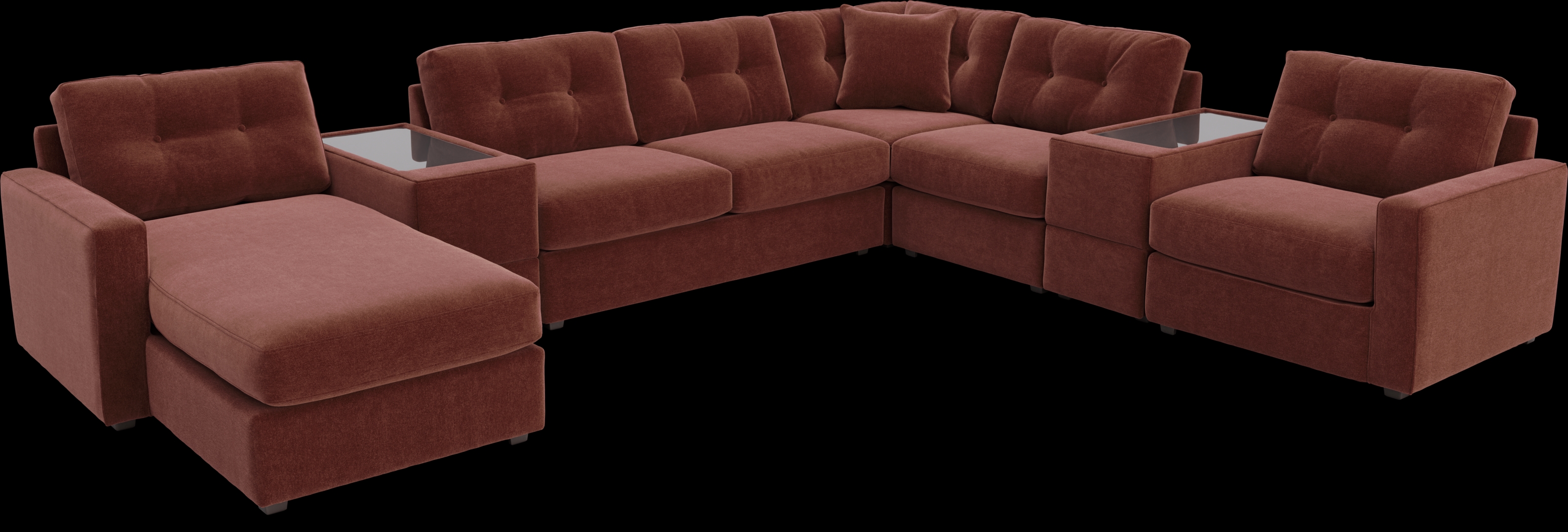 Merlot 7 Pc ModularOne Sleeper - Thumbnail - Image 1