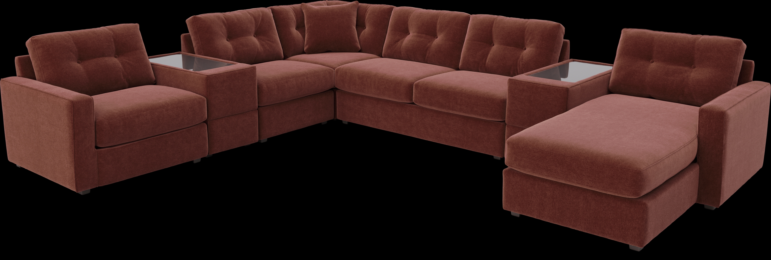 Merlot 7 Pc ModularOne Sleeper - Thumbnail - Image 1