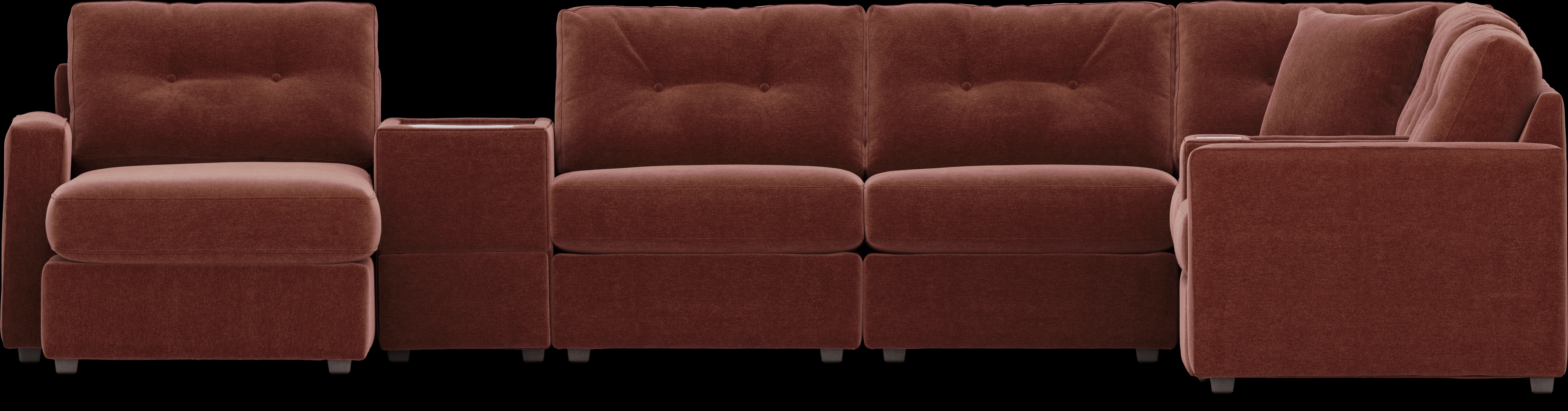 Merlot 8 Pc ModularOne with Media Consoles - Thumbnail - Image 3