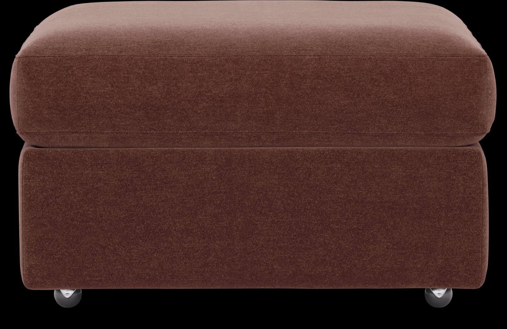 ModularOne Merlot Storage Bumper Ottoman - Thumbnail - Image 3