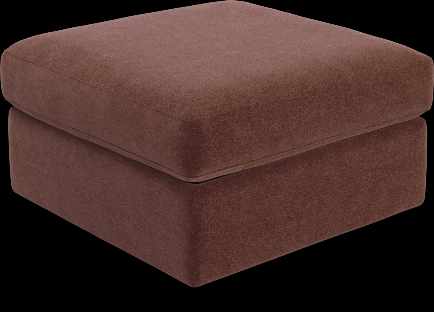 ModularOne Merlot Storage Bumper Ottoman - Thumbnail - Image 1