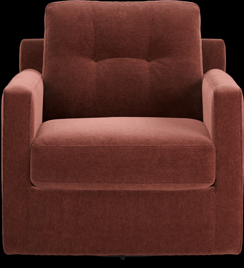 ModularOne Merlot Swivel Accent Chair - Thumbnail - Image 2