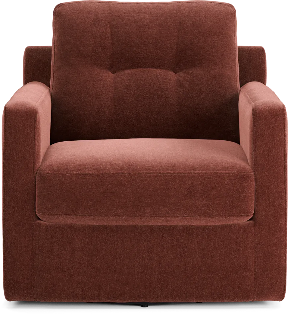 ModularOne Merlot Swivel Accent Chair - Thumbnail - Image 3