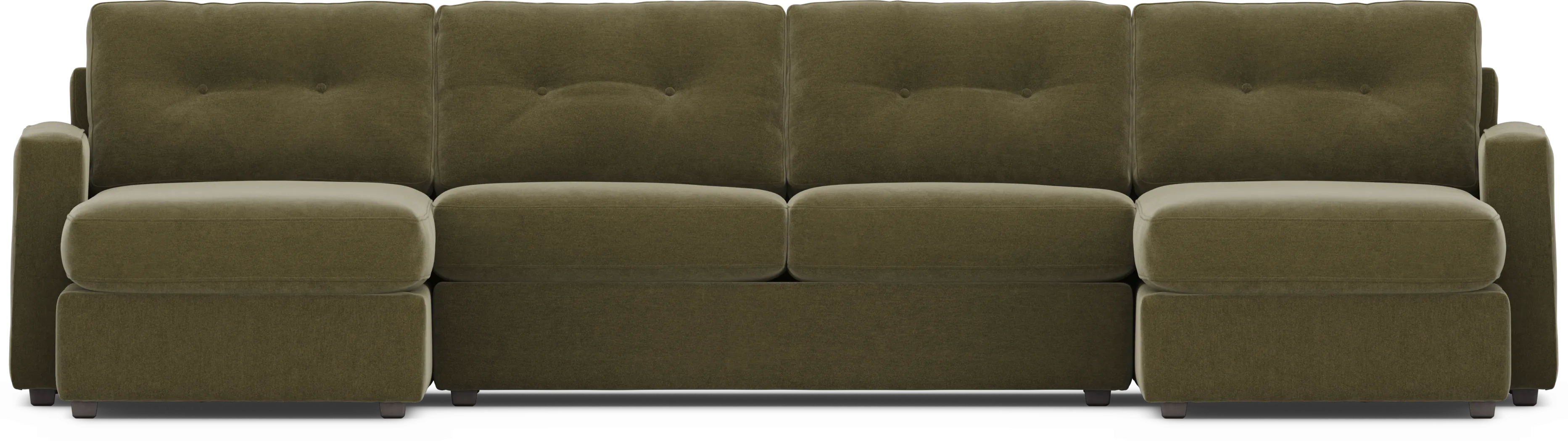 Moss 3 Pc ModularOne Gel Foam Sleeper - Thumbnail - Image 4