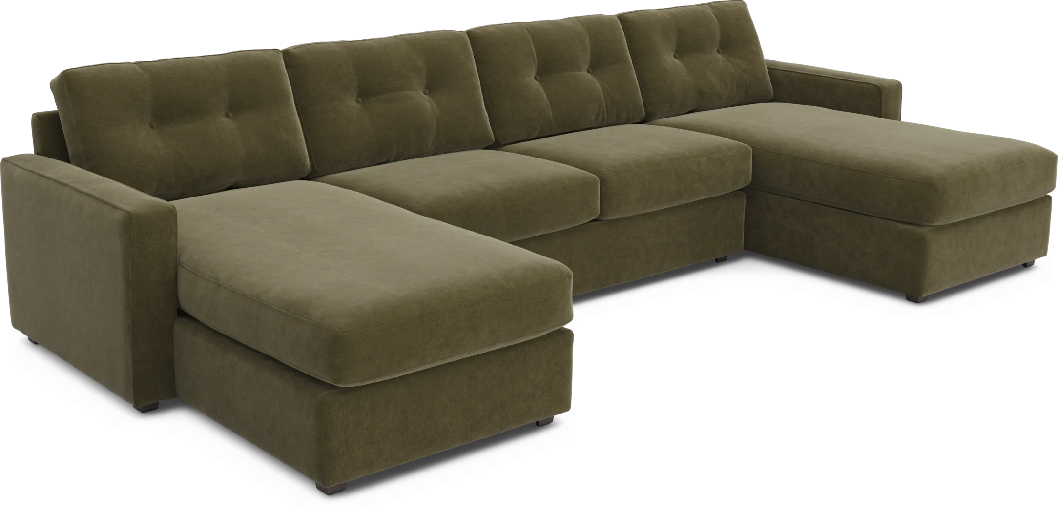 Moss 3 Pc ModularOne Gel Foam Sleeper - Thumbnail - Image 1