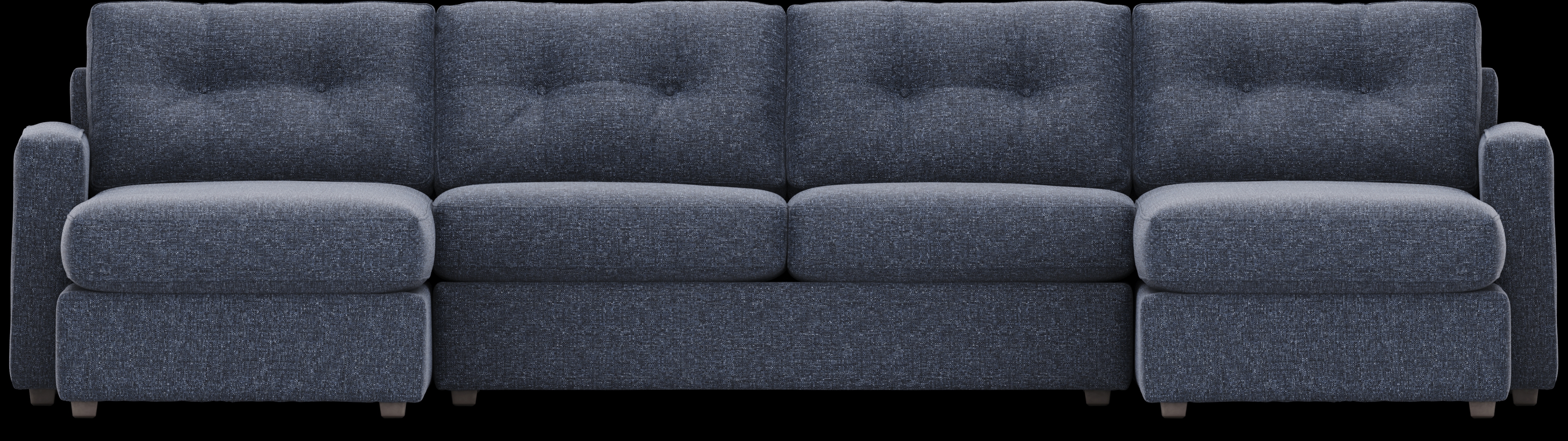 Navy 3 Pc ModularOne Gel Foam Sleeper - Thumbnail - Image 3