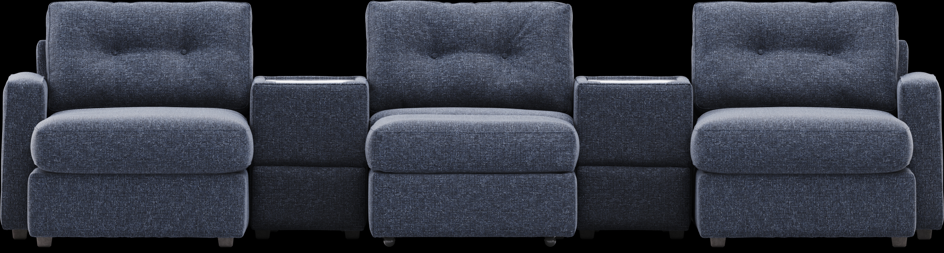 Navy 6 Pc ModularOne with Media Consoles - Thumbnail - Image 2