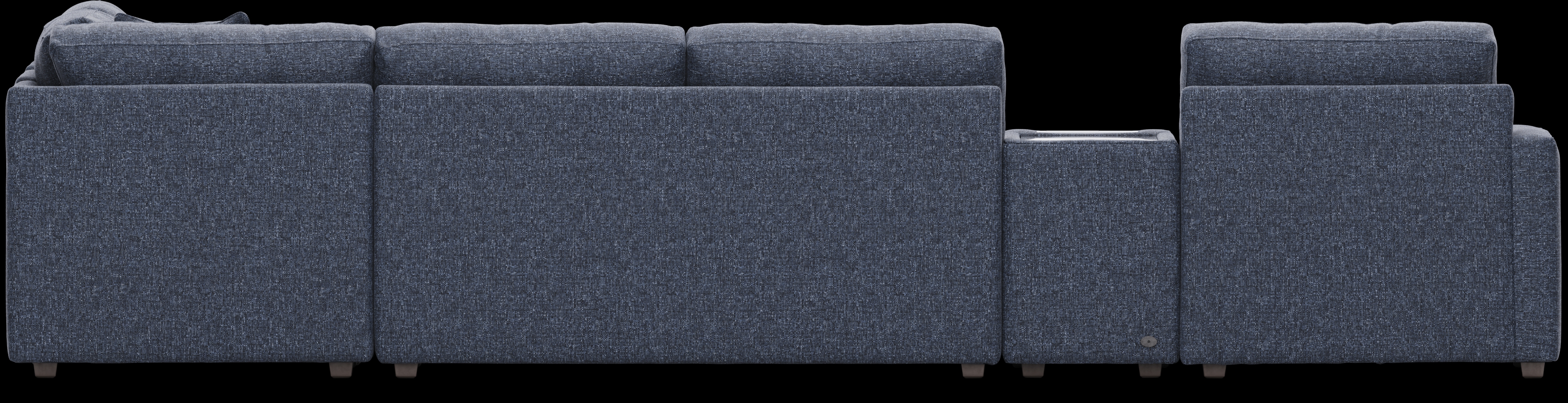 Navy 7 Pc ModularOne Sleeper with Media Consoles - Thumbnail - Image 4