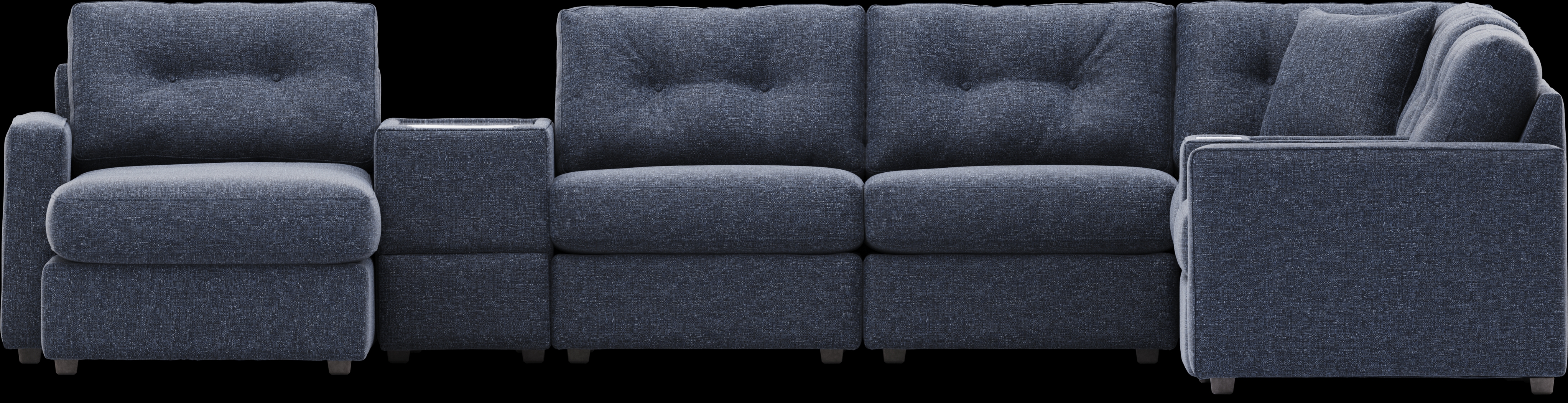 Navy 8 Pc ModularOne with Media Consoles - Thumbnail - Image 2