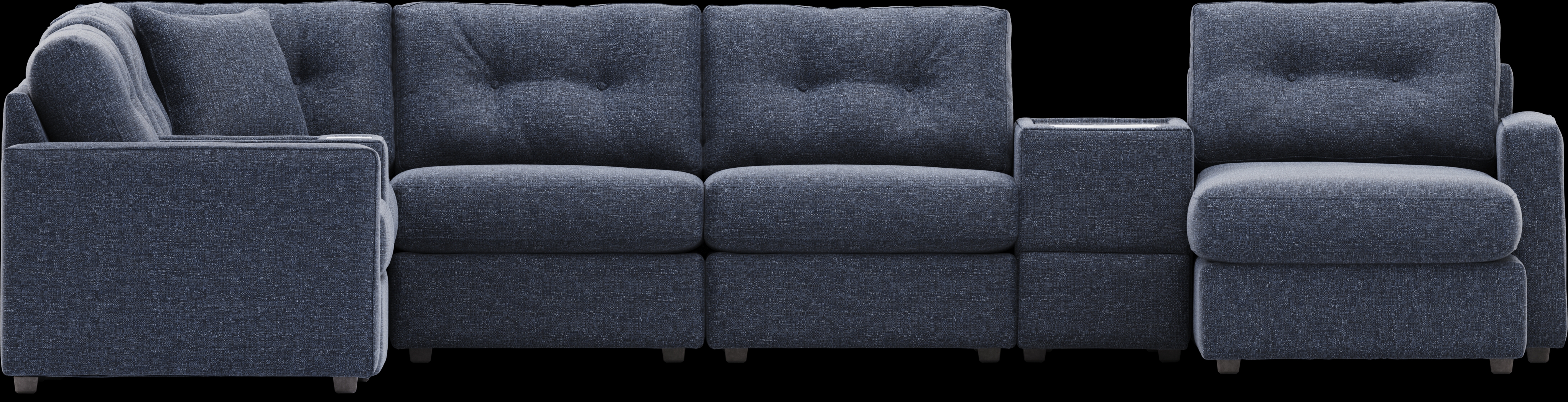 Navy 8 Pc ModularOne with Media Consoles - Thumbnail - Image 2