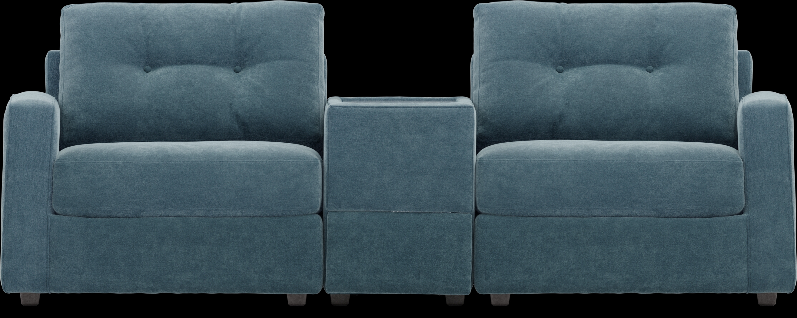 ModularOne Teal 3 Pc Sectional - Thumbnail - Image 3