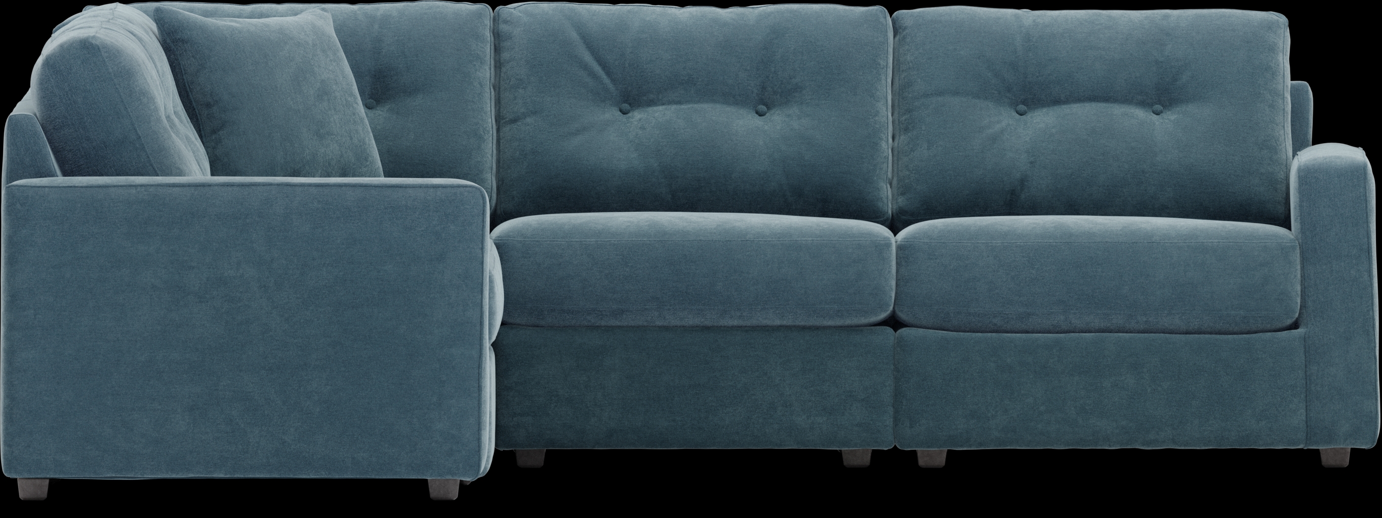 ModularOne Teal 5 Pc Sectional - Thumbnail - Image 3