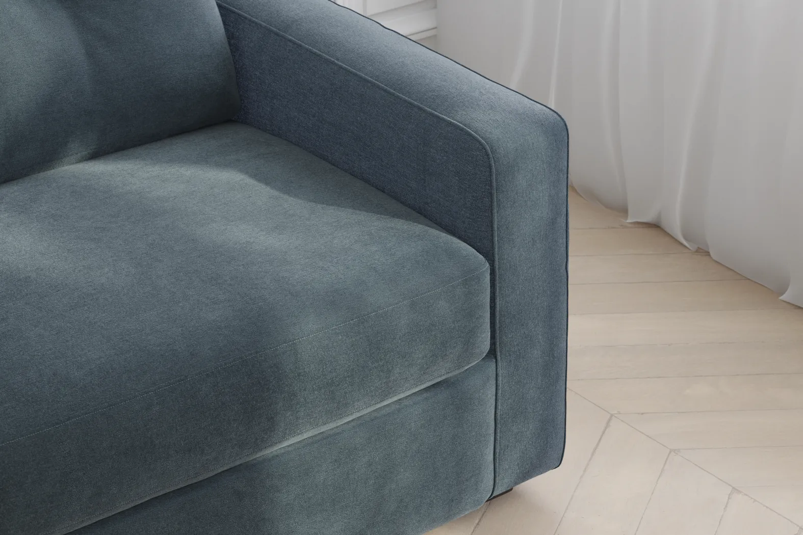 ModularOne Teal 5 Pc Sectional - Image 6