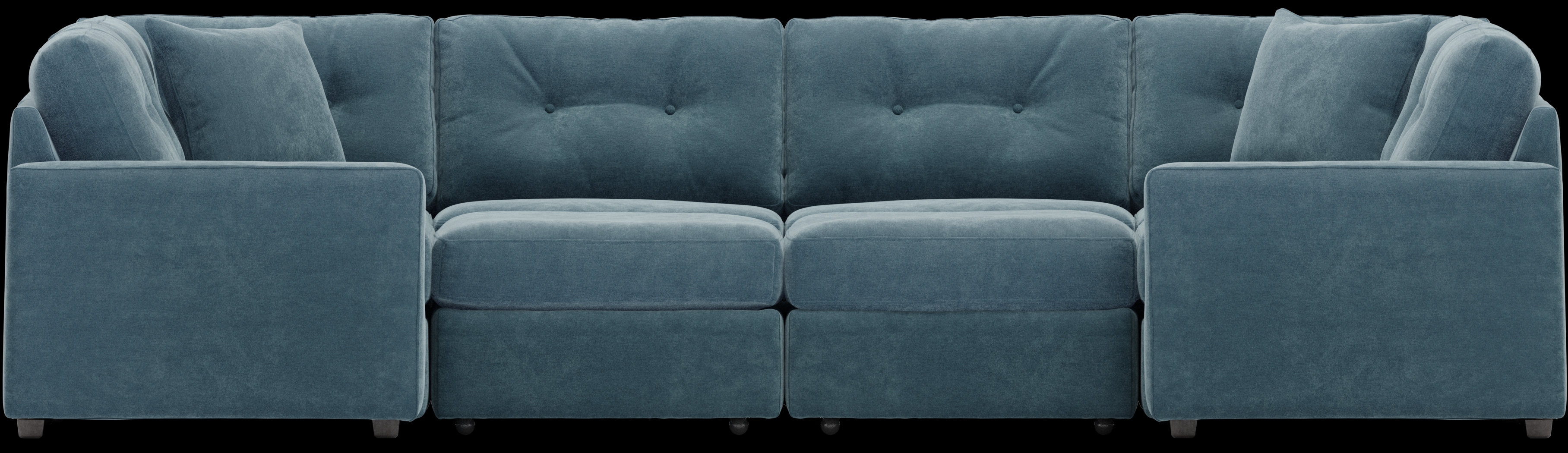 ModularOne Teal 8 Pc Sectional - Thumbnail - Image 3