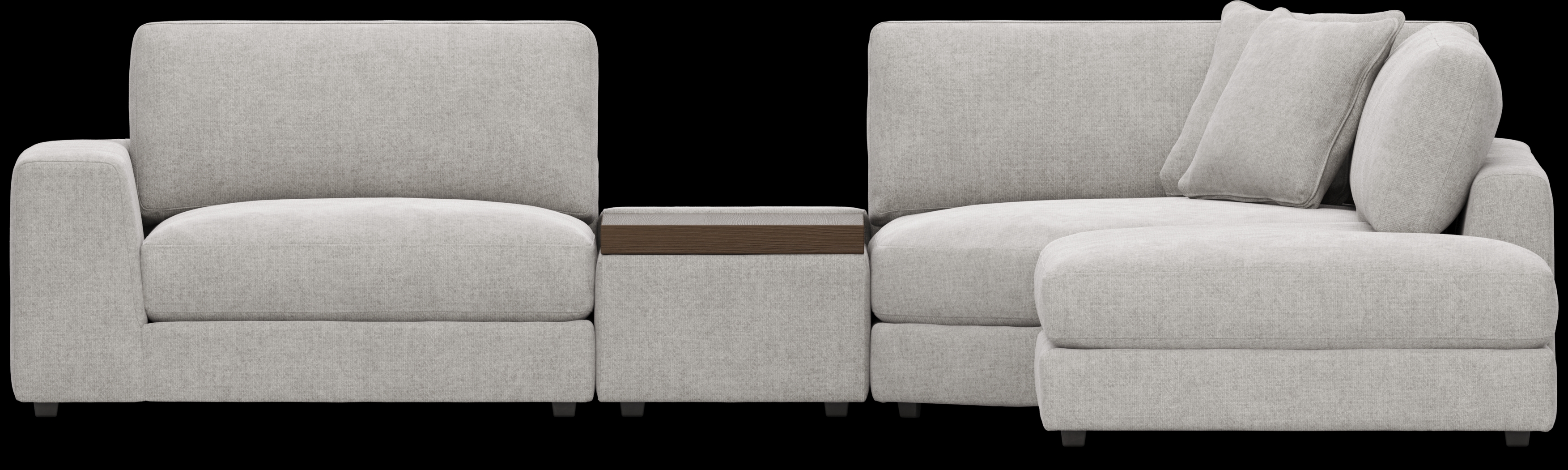 Gray 4 Pc ModularThree - Thumbnail - Image 3