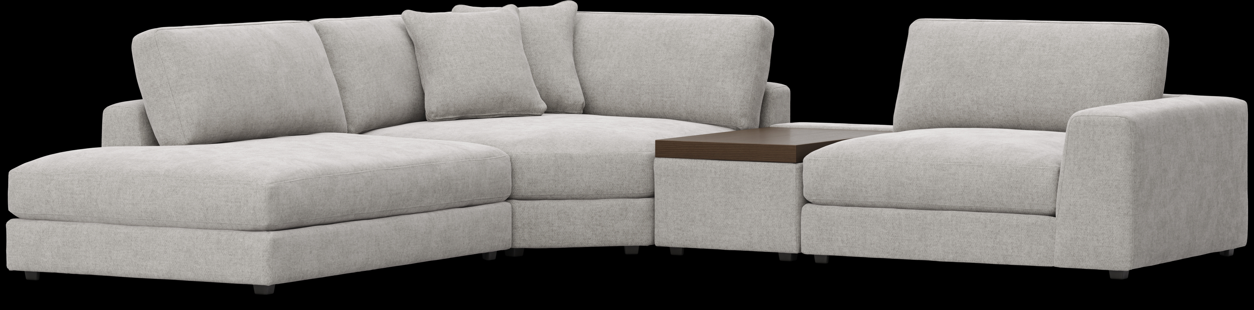 Gray 4 Pc ModularThree - Thumbnail - Image 2