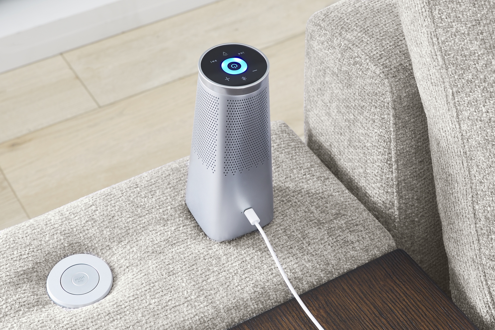 Gray 5 Pc ModularThree with Media Console - Thumbnail - Image 4