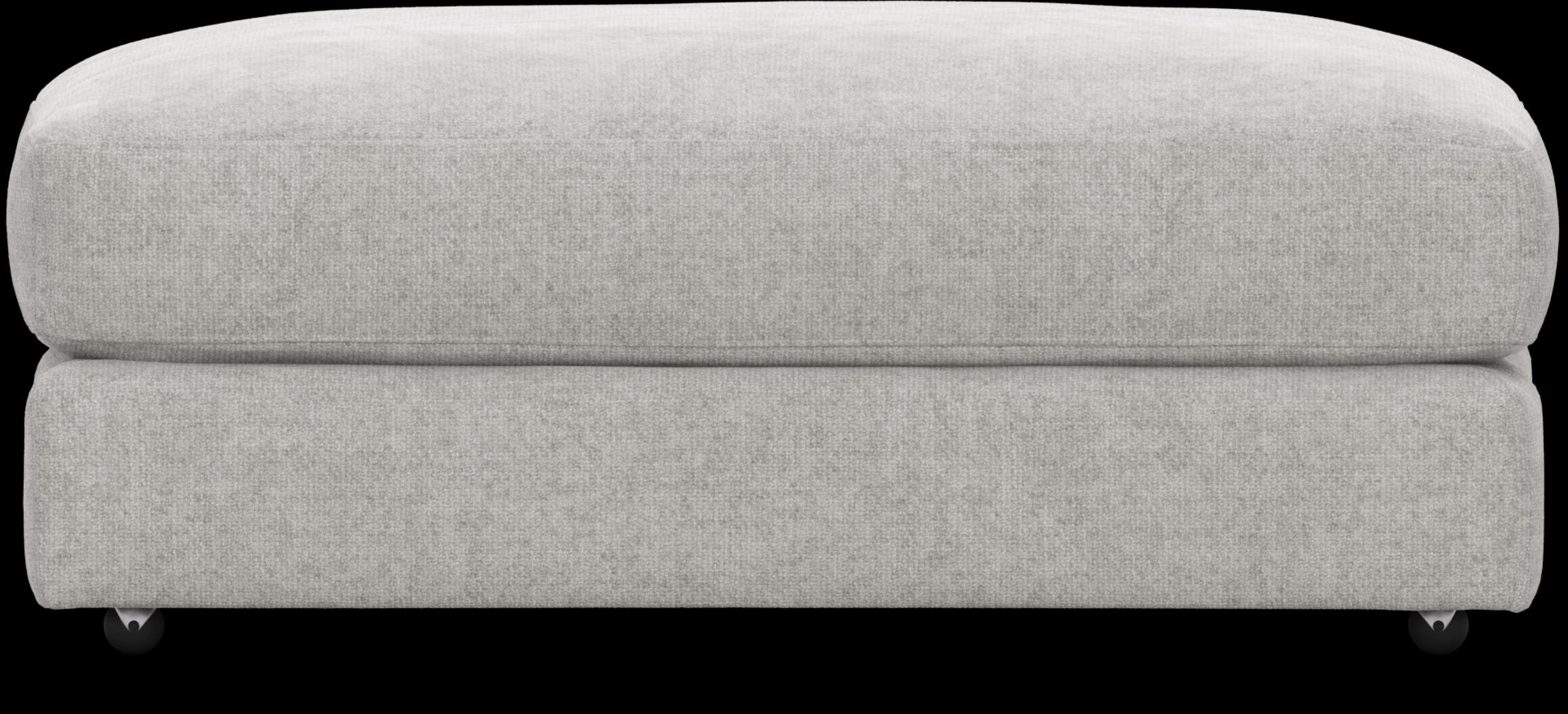 ModularThree Gray Bumper Ottoman - Thumbnail - Image 2