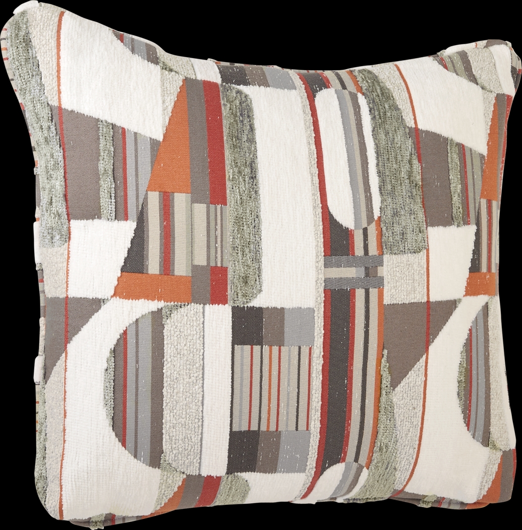 ModularThree Orange Pillow, Set of 2 - Thumbnail - Image 2