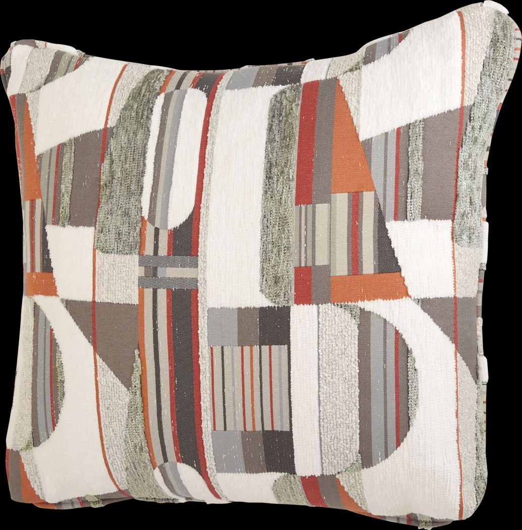 ModularThree Orange Pillow, Set of 2 - Thumbnail - Image 3