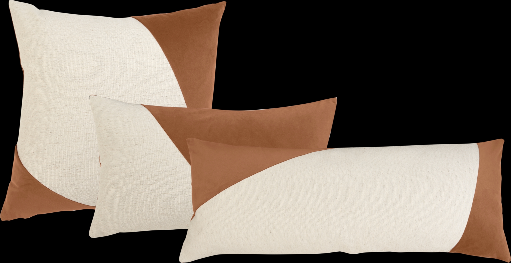 ModularThree Orange Pillow, Set of 3 - Thumbnail - Image 1