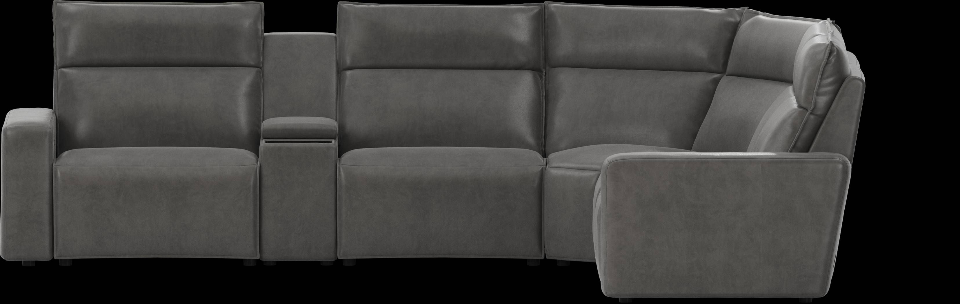 Charcoal 6 Pc Dual Power Reclining ModularTwo - Thumbnail - Image 3
